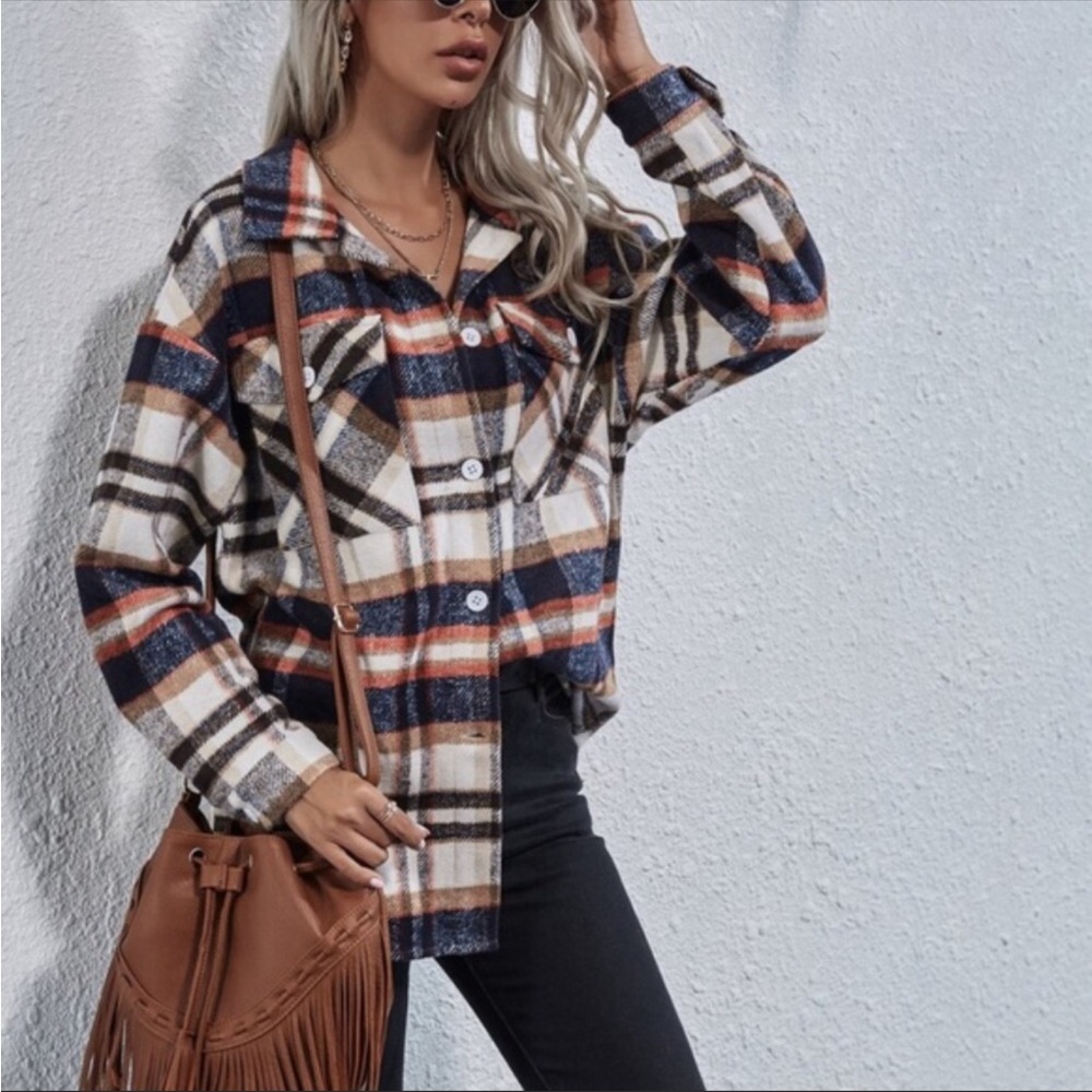 Plaid Shacket - Picture 3 of 14